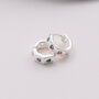 Sterling Silver Colourful Crystal Ear Hoops, thumbnail 1 of 4