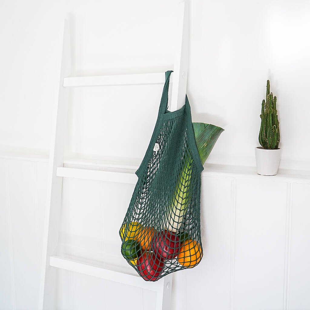 Organic Cotton Reusable String Shopping Bag, 1 of 8