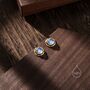 Moonstone Thorn Claw Stud Earrings, thumbnail 7 of 11
