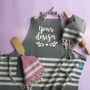 Personalised Cotton Apron, Tea Towel, Sustainable Gift, thumbnail 6 of 12