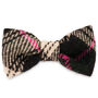 Coco And Pink Harris Tweed Dog Bow Tie, thumbnail 1 of 3