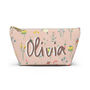 Personalised Floral Make Up Or Toiletry Bag, thumbnail 6 of 7
