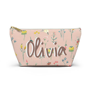 Personalised Floral Make Up Or Toiletry Bag, 6 of 7