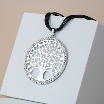 Tree Of Life Pendant Cord Necklace, 3 of 5
