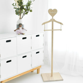 Personalised Wooden Junior Clothing Stand, 4 of 12