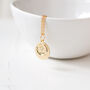 Gold Plated Crescent Necklace, thumbnail 2 of 7