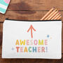 Awesome Teacher Tote Bag Thank You Teacher Gift, thumbnail 3 of 5