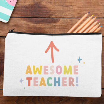 Awesome Teacher Tote Bag Thank You Teacher Gift, 3 of 5