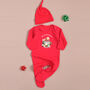 My 1st Christmas Romper And Hat Set For Baby, thumbnail 2 of 4