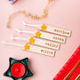 Christmas Star Personalised Tag Place Setting, thumbnail 1 of 7