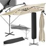 Garden Parasols Umbrella With LED Solar Rotatable 3x3m, thumbnail 9 of 10