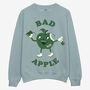 Bad Apple Unisex Sweatshirt In Green, thumbnail 2 of 4