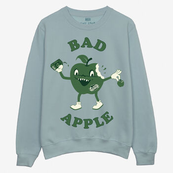 Bad Apple Unisex Sweatshirt In Green, 2 of 4