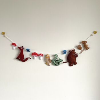 Handmade Gruffalo Inspired Garland For Child's Room, 5 of 5