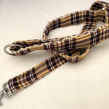 Martingale In Camel Check Print, Available Lead, 7 of 8
