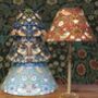 William Morris Tapered Lampshade Strawberry Thief Navy, thumbnail 2 of 3