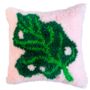 Lush N Leafy Latch Hook Cushion Craft Kit, thumbnail 3 of 6