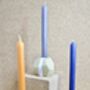 Sustainable Concrete Geometric Chunky Candle Holder, thumbnail 1 of 12