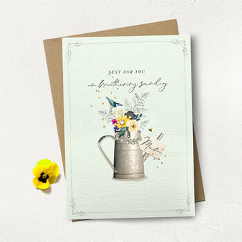 Mothering Sunday Watering Can Card, 2 of 2