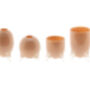 Evita Glass Vase Set Salmon, thumbnail 1 of 8