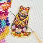 Jigsaw Cat Cross Stitch Kit, thumbnail 4 of 8