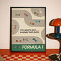 Formula One Print Lights Out And Away We Go, thumbnail 1 of 12