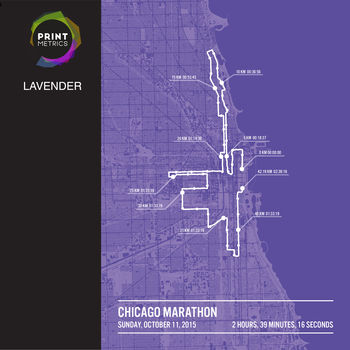 Personalised Chicago Marathon Poster, 8 of 12