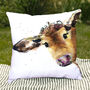 Inky Cow Outdoor Cushion For Garden Furniture, thumbnail 4 of 8