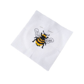 The Beekeeper Bee Design Cross Stitch Kit, 4 of 4