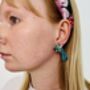 Shooting Star Glitter Drop Earrings / Make A Wish Gift For Friend, thumbnail 6 of 6