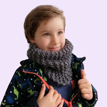 Kids First Snood Beginner Knitting Kit, 5 of 8