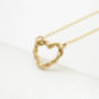 Twisted Heart Necklace, thumbnail 3 of 4