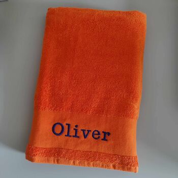 Personalised Cotton Guest Hand Bath Sheet Towel, 2 of 4