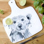 Inky Polar Bear Chopping Board With Handle, thumbnail 2 of 5