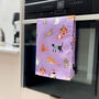 Christmas Cats Tea Towel, thumbnail 2 of 4