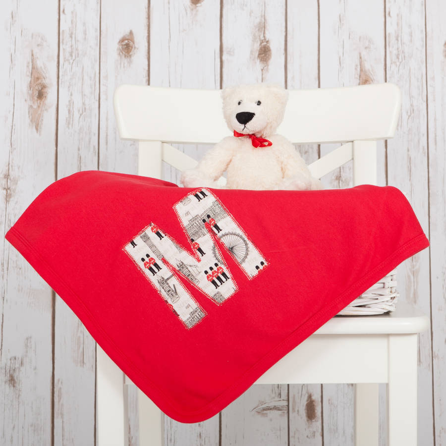 Personalised London Baby Blanket By Betty Bramble