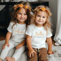 Personalised Wedding Flower Girl Tshirt, Sleepsuit Or Bodysuit, thumbnail 1 of 4