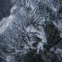 Slate Luxe Faux Fur Throw, thumbnail 3 of 4