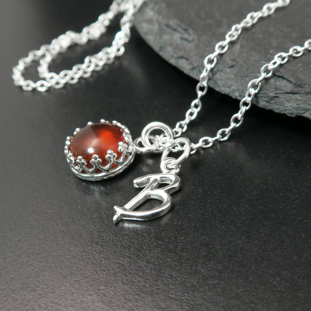 Amber Necklace, Personalised November Birthstone By Wished For ...