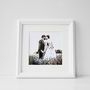 Personalised Wedding Silhouette Foil Photograph, thumbnail 5 of 7