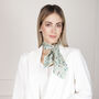 Branches Silk Neck Bow Scarf, thumbnail 7 of 7