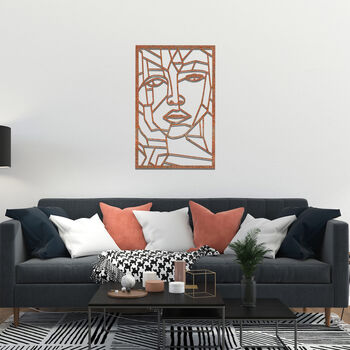 Geometric Face Wall Art: Abstract And Modern Decor, 7 of 12