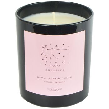 Black And Pink Zodiac Constellation Candle, 7 of 7