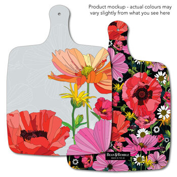 Summer Poppies Melamine Chopping Board Two Sizes, 6 of 12