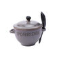 Ceramic Grey 'Porridge' Bowl And Spoon In Gift Box, thumbnail 3 of 3