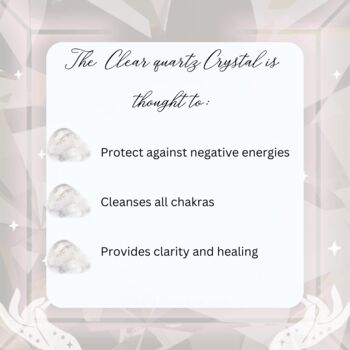 Clear Quartz Crystal Healing Bracelet, 7 of 7