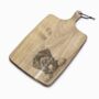 Personalised Bouvier Des Flandres Engraved Acacia Serving Board, thumbnail 4 of 8