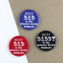 Best Daddy Magnet Or Badge Card, thumbnail 1 of 3