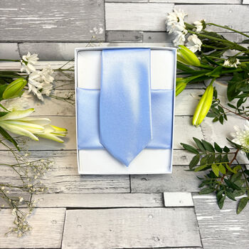Baby Blue Wedding Tie Set, 6 of 10