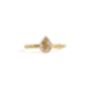 Yellow Pear Cut Diamond Engagement Ring, thumbnail 2 of 6